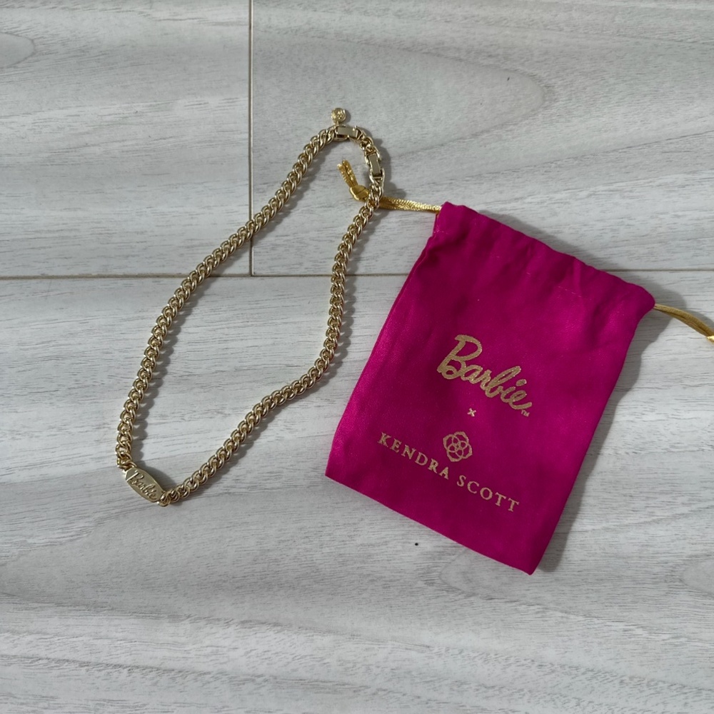 Barbie x Kendra Scott Chain Necklace in Gold